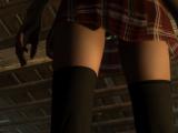 お借りしますパンチラ注意